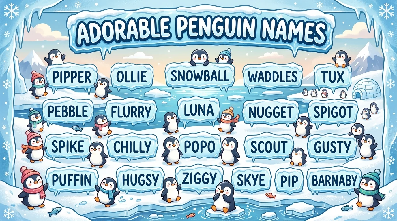 Adorable Penguin Names With a Name Generator