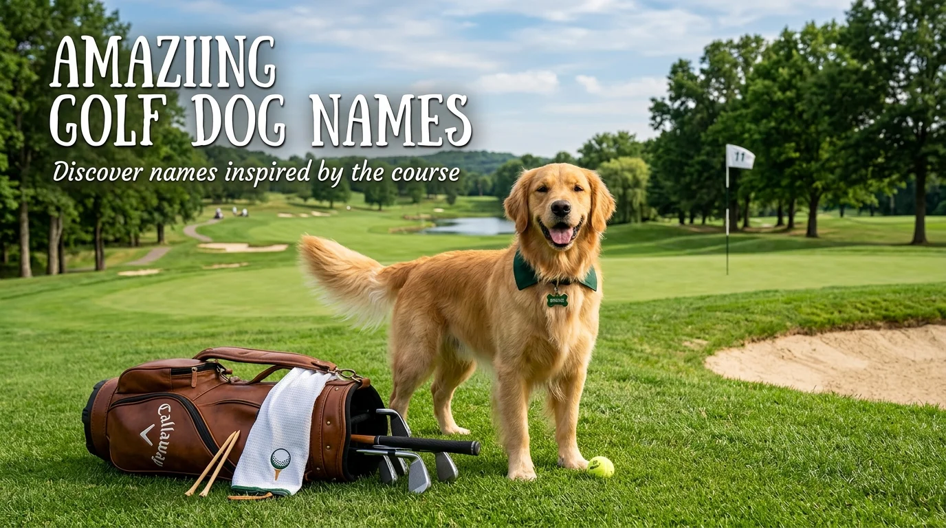 Amazing Golf Dog Names With Name Generator