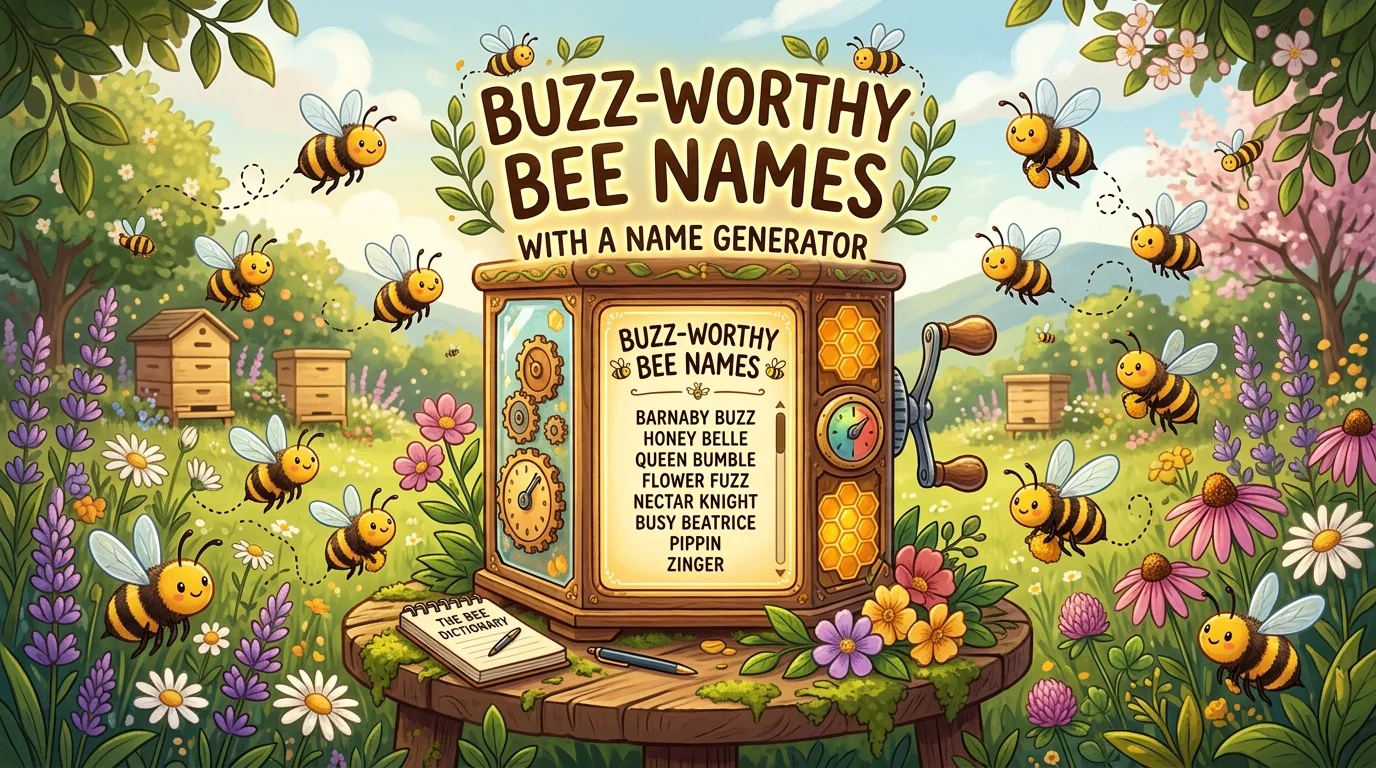 Buzz-Worthy Bee Names With a Name Generator