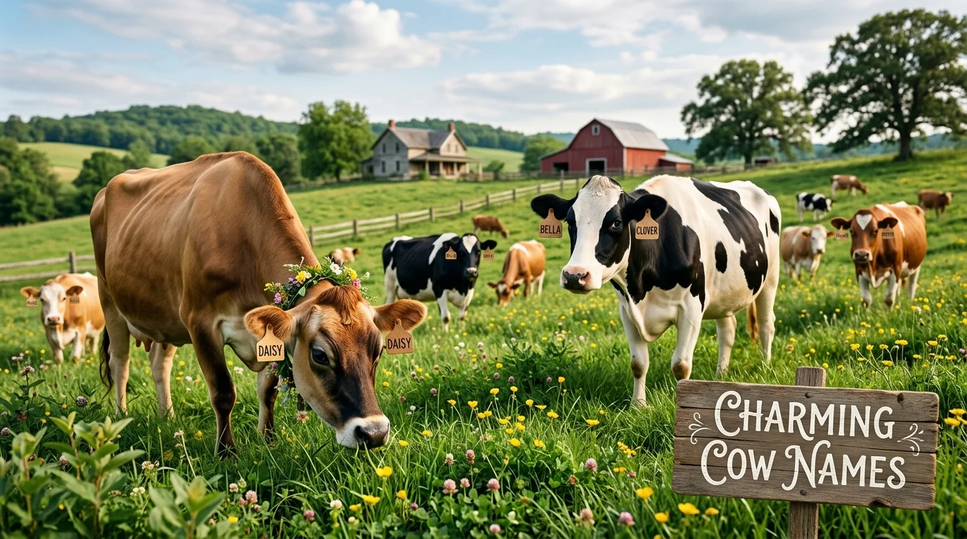 Charming Cow Names With Name Generator