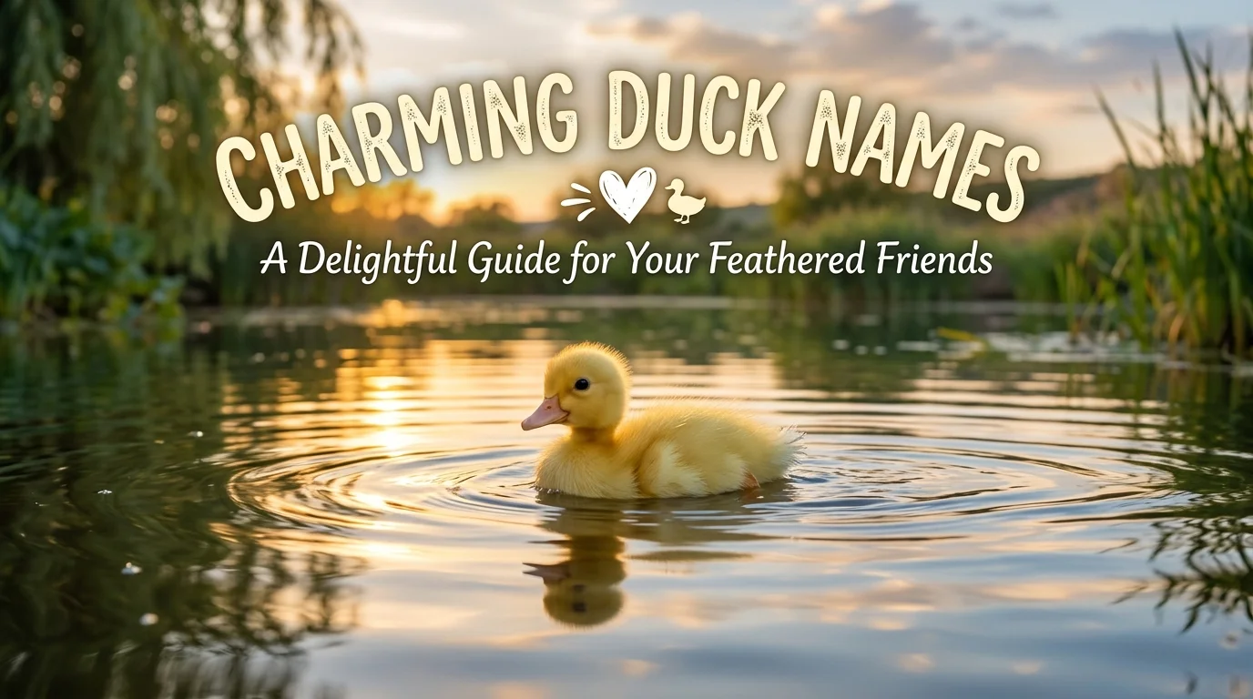 Charming Duck Names With a Name Generator