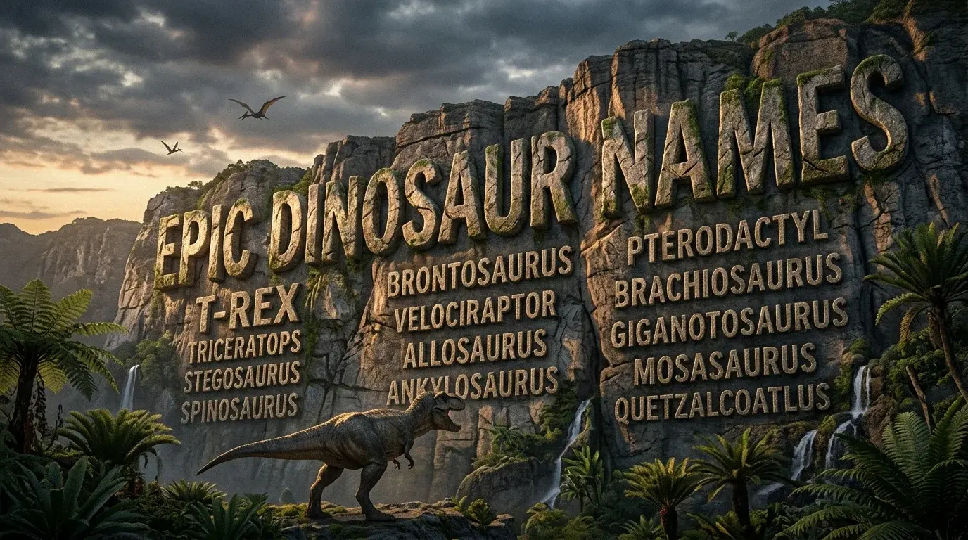 Epic Dinosaur Names With a Name Generator