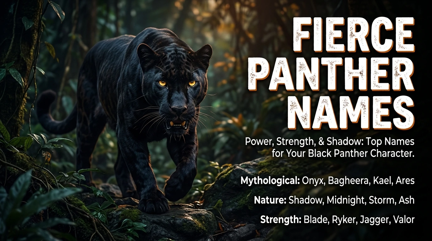 fierce panther names
