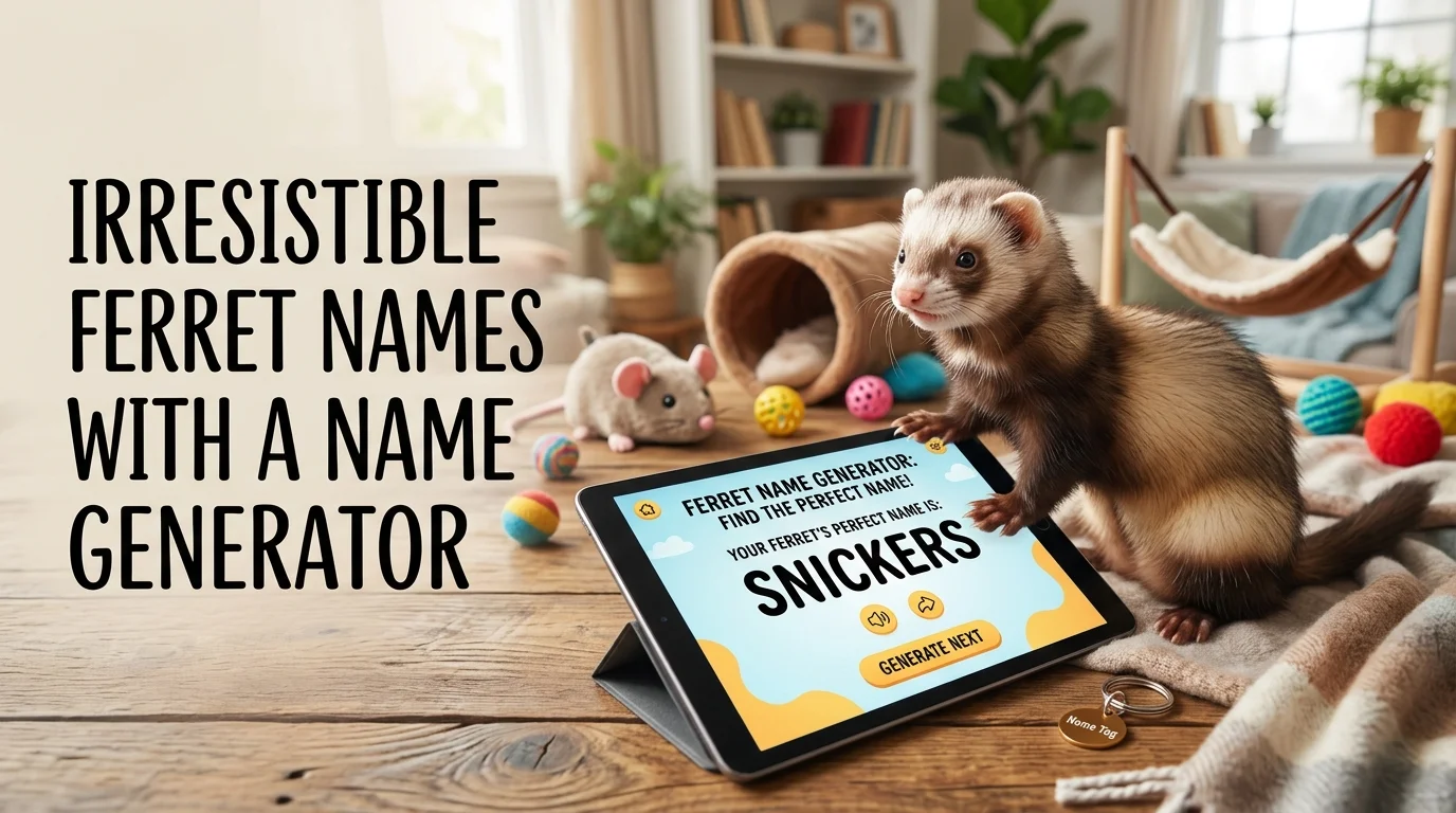 Irresistible Ferret Names With a Name Generator
