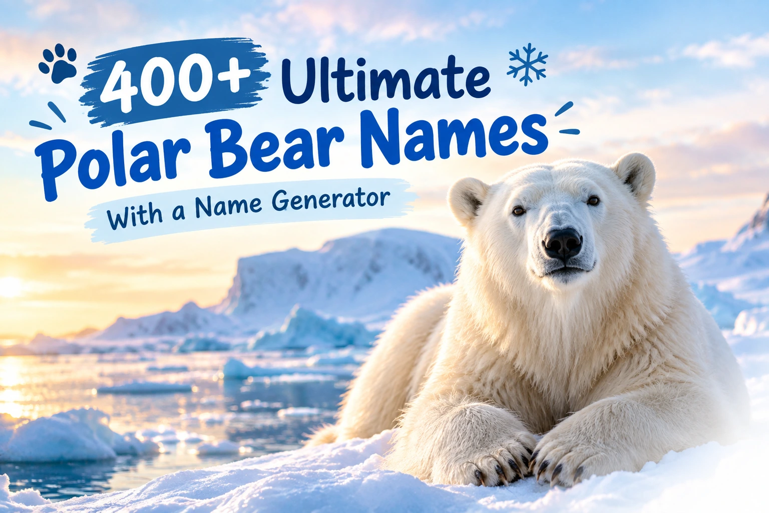 Ultimate Polar Bear Names With a Name Generator